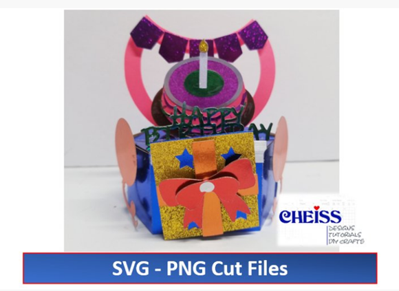3D SVG Birthday Card: Essential Shapes for Design
