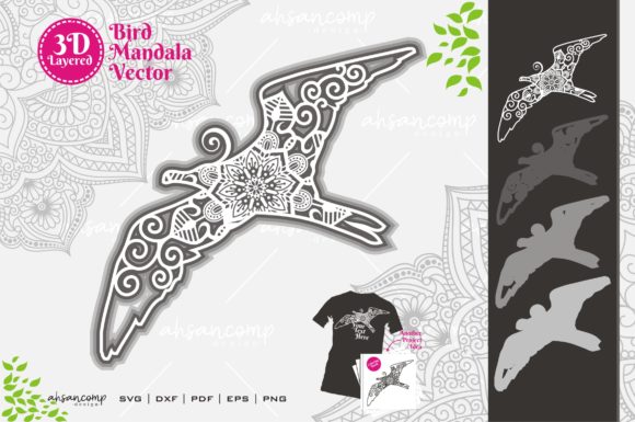 Bird Mandala 3 3D Layered: A Designer's Review