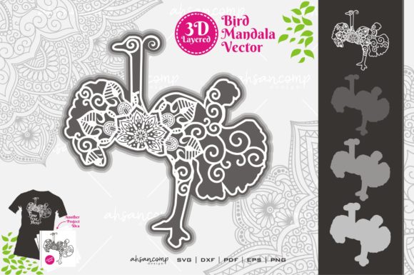 Bird Mandala 8 3D Layered: A Designer's Review