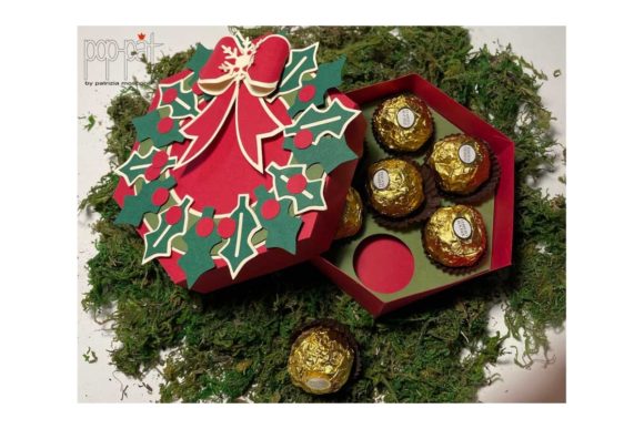Box Garland: A Festive 3D SVG for Christmas Design