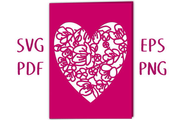 Bramble Blossom Heart Card: 3D SVG Shapes Review