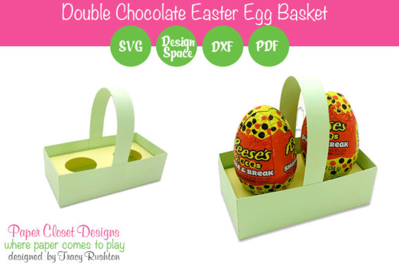 Double Chocolate Easter Egg Basket: 3D SVG Shapes Review