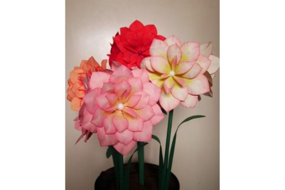 Easy Double Amarallys Paper Flower Templates: 3D SVG Review