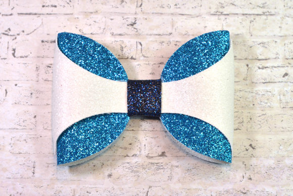 Graphic Bow Template: 3D SVG Shapes for Branding