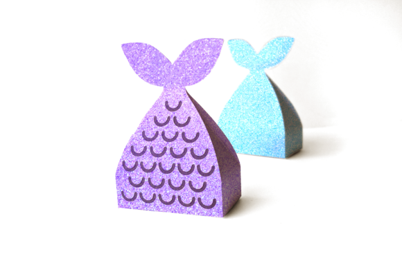 Mermaid Tail Gift Box SVG: A 3D SVG Shape Review