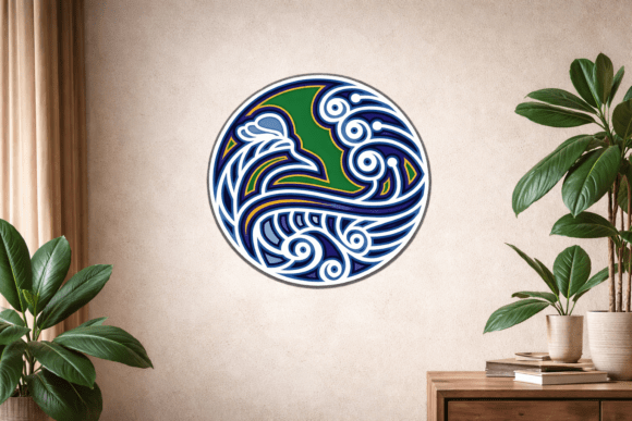 Peacock 3D SVG Shapes for Bold Editorial Design