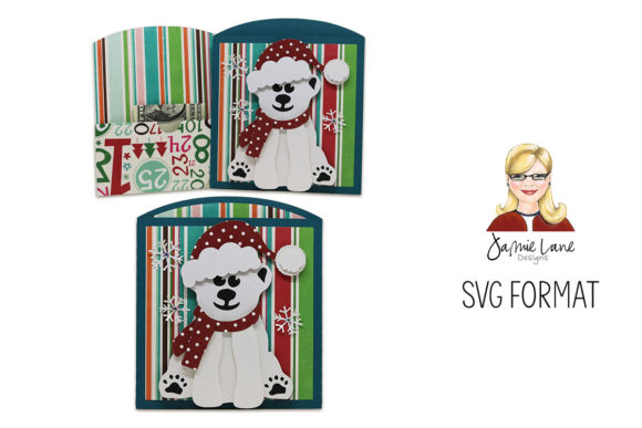 Polar Bear Money Envelope: A 3D SVG Christmas Asset Review