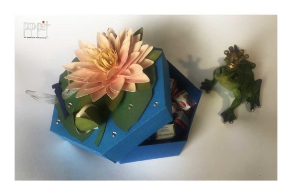 Water Lily 3D SVG for Elegant Paper Flowers