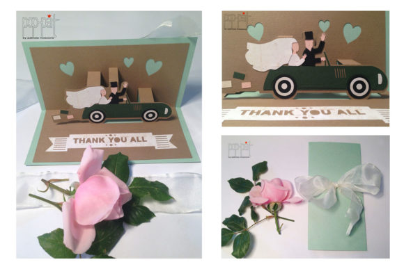 Wedding Pop Up: A 3D SVG for Cards And Invites